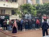 السيطرة على حريق محل بقالة فى بحرى بالإسكندرية