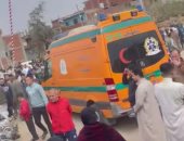 مصرع شخصان أثناء عبورهما مزلقان السكة الحديد بأبوحماد بالشرقية