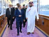 الرئيس السيسى يلتقى ولى العهد السعودى ويؤكد دعم مصر أمن واستقرار المنطقة