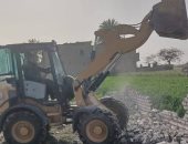 إزالة 24 حالة تعد على الأراضى الزراعية بـ 7 قرى فى مركز سوهاج