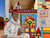 أسوان تتزيّن بالفن.. جداريات تنبض بروح النوبة