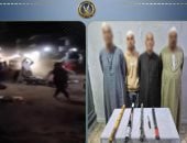 معركة الحدود والدم.. إصابة 7 أشخاص بمشاجرة شوارع بالسيوف والشوم