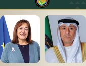"التعاون الخليجي" و"مفوضة المتوسط" يناقشان الإعتداءات الإيرانية