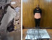   لص "الأسوار" في قبضة الأمن.. كواليس فيديو سرقة حديد مترو الإسكندرية الجديد