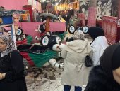 أجواء العيد مستمرة وإقبال من الأسر على الملاهى في الدقهلية.. فيديو