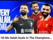 اتفرج واتمتع.. جميع أهداف محمد صلاح الـ50 في دوري أبطال أوروبا