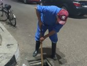 مياه القناة تكثف أعمال تطهير بالوعات الأمطار استعدادًا لموجة التقلبات الجوية