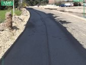 استكمال أعمال رصف طريق جسر مصرف سينتماى بديرب نجم