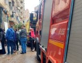 مصرع فتاة فى انهيار سقف عقار بالجمرك بسبب الأمطار الغزيرة على الإسكندرية