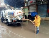 مياه كفر الشيخ: رفع مياه الأمطار من شوارع المحافظة واستمرار حالة الاستعداد القصوى