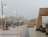 عاصفة ترابية تضرب أسوان وتوقف الملاحة.. فيديو وصور