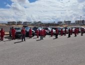 الهلال الأحمر المصرى: انتشار فرق الاستجابة أثناء السيول لمواجهة آثار موجة الأمطار