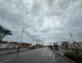 النوة وصلت بورسعيد.. أمطار على أنحاء المحافظة وغيوم "فيديو وصور"