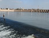 "الخمسين عين" قناطر زفتى قبلة هواة الصيد العام وسط مياه النيل بالغربية.. صور