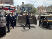 حملة مكبرة لرفع الإشغالات فى منية النصر بالدقهلية.. صور
