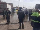 نائب محافظ القليوبية تتابع أعمال شفط مياه الأمطار بمدينة الخصوص