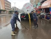 رفع مياه الأمطار بمراكز ومدن كفر الشيخ