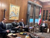 وزير الخارجية يلتقى رئيس البرلمان اللبنانى ببيروت ويؤكد تضامن مصر مع لبنان