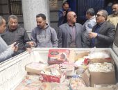 حملات مكثفة لرفع الإشغالات بطهطا سوهاج وتحرير 7 محاضر تموينية