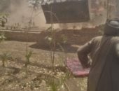 إزالة 6 حالات بناء مخالف بقرية أرمنت الحيط على مساحة 1225 مترا غرب الأقصر