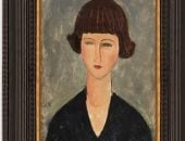 لوحة موديليانى النادرة تطرح للبيع فى هونج كونج بسعر قياسى