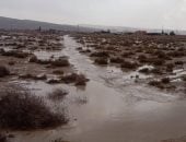 السيول فى شمال سيناء تسير فى مسارها الطبيعى دون خسائر مادية أو بشرية