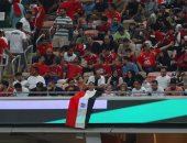 الجماهير المصرية تنير ملعب الإنماء قبل ودية السعودية