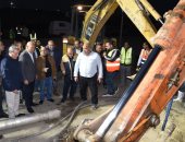 ​محافظ القاهرة يتفقد أعمال خط مياه «زهراء المعادى» الجديد..والانتهاء غداً 4 عصراً