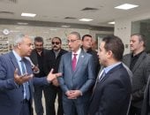 محافظ الجيزة يتفقد التجهيزات النهائية بمستشفى بولاق الدكرور قبل افتتاحه رسميا