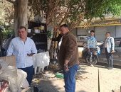 حى العجوزة يشن حملة مكبرة لرفع الإشغالات والتصدى للنباشين.. صور