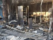 3 سيارات إطفاء تخمد حريقا هائلا دمر مطعما شهيرا فى الإسكندرية.. فيديو