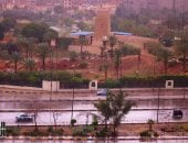 سقوط أمطار فى منطقة المهندسين بالجيزة وسط حالة من التقلبات الجوية.. صور