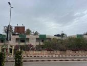 هطول أمطار وسحب كثيفة على مدن شمال سيناء.. صور