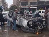 مصرع شخص إثر انقلاب سيارته في مياه أجا بالدقهلية