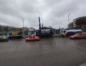 انتشار مكثف لمعدات مياه القناة ورفع حالة الاستعداد لمواجهة تقلبات الطقس