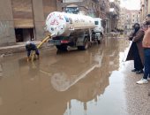 رفع مياه الأمطار بمدن كفر الشيخ ومعالجة مشكلات الصرف الصحي بدسوق