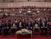 الرئيس السيسى ونظيره القبرصى يشاهدان فيلمًا عن مؤتمر ومعرض مصر الدولى للطاقة