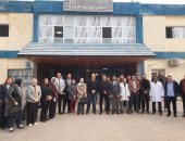 فريق من وزارة الصحة يجرى جولة ميدانية على مستشفيات رفح والشيخ زويد