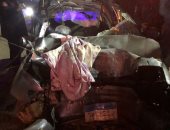 مصرع 3 أشخاص إثر تصادم سيارتين في الدقهلية