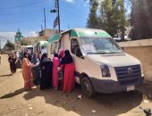 صحة كفر الشيخ: الكشف الطبى على 2351 مواطنا فى قافلة مجانية بقرية الصافية