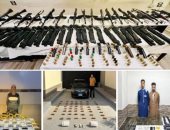  "الداخلية" تدمر بؤرا إجرامية وتضبط نصف طن مخدرات و104 قطع سلاح