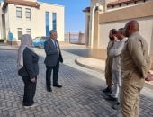 رئيس شركة مياه جنوب سيناء يتفقد محطة تحلية مياه البحر بمدينة طابا