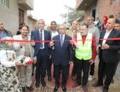 محافظ بنى سويف يفتتح مشروع إعادة إعمار وتأهيل 53 منزلا بقرى الواسطى