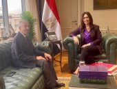 وزيرة الثقافة تستقبل النائب أحمد العوضى وكيل مجلس الشيوخ