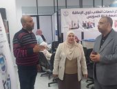 جامعة قناة السويس تنظم القافلة الطبية "الإرادة الذهبية" لدعم ذوي الهمم.. صور