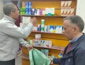 ضبط صيدليتين بدون ترخيص وأدوية مجهولة المصدر ببني سويف