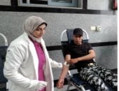دماء من أجل الوطن.. ملحمة إنسانية لرجال شرطة البحيرة للتبرع بالدم
