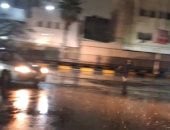 المرور : سقوط أمطار متوسطة على الطرق...وحركة السيارات تسير بأنتظام