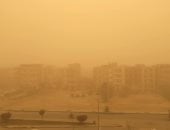 الأرصاد: استمرار الرمال المثارة على مناطق من السواحل الشمالية الغربية والوجه البحري