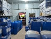 ضبط مخزن غير مرخص لتصنيع مطهرات بمواد كيماوية محظورة بحى النور فى شرم الشيخ